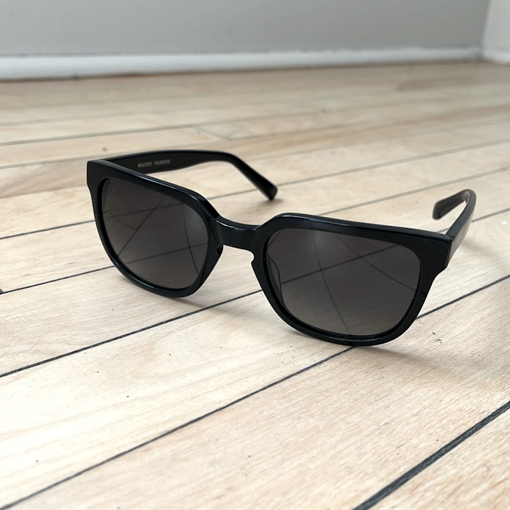 Warby Parker black sunglasses Abel unisex